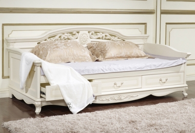 Детская односпальная классическая кровать Afina